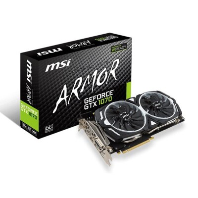 現貨1片 MSI 微星 GEFORCE GTX 1070 ARMOR 8GB OC Edition (10折)