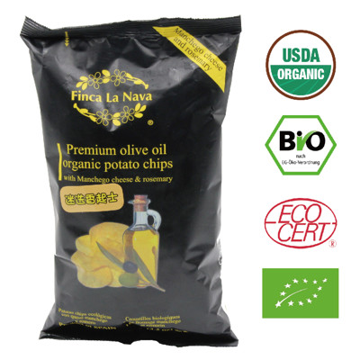 【即期品】西班牙進口 芬拿 有機橄欖油洋芋片-迷迭香起士 多入組合(100g) (2.8折)