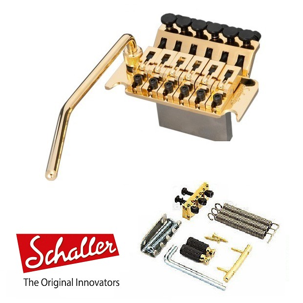 Schaller Lockmeister 電吉他 金色 大搖座整組大搖桿系統同 Floyd Rose