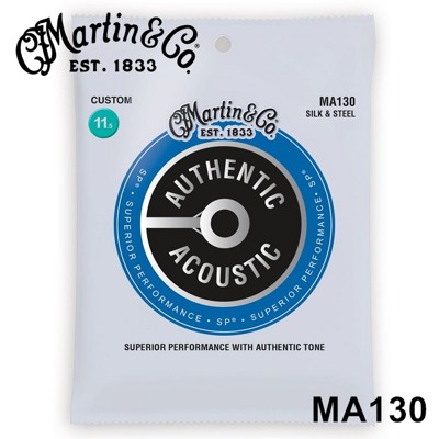 ☆唐尼樂器︵☆ Martin MA130 經典銀質軟弦木吉他/民謠吉他弦(史上最好按好彈的木吉他弦) (10折)