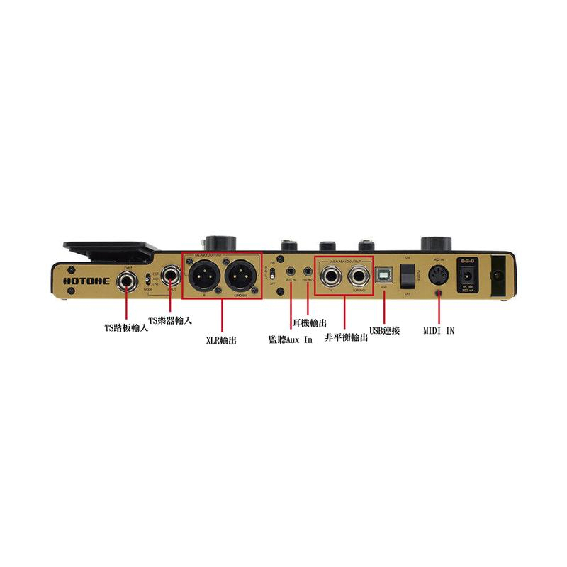 HOTONE AMPERO ONE 地板型電吉他 音箱模擬 綜合效果器/錄音介面(無卡分期實施中)