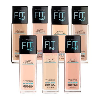 美國 媚比琳 Maybelline Fit Me!反孔特霧粉底液 30ml (8折)