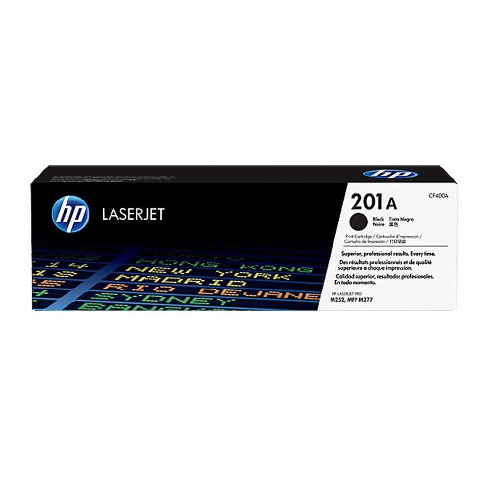 HP CF400A(201A) 黑色原廠碳粉匣 適用 HP MFP M252dw / M277dw