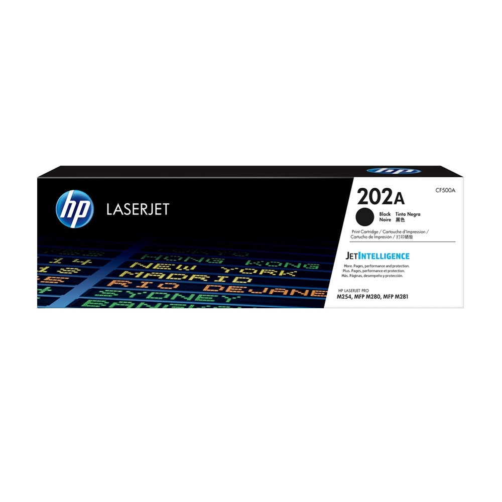 HP CF500A(202A) 黑色原廠碳粉匣 適用 HP M254 / M281 / M280
