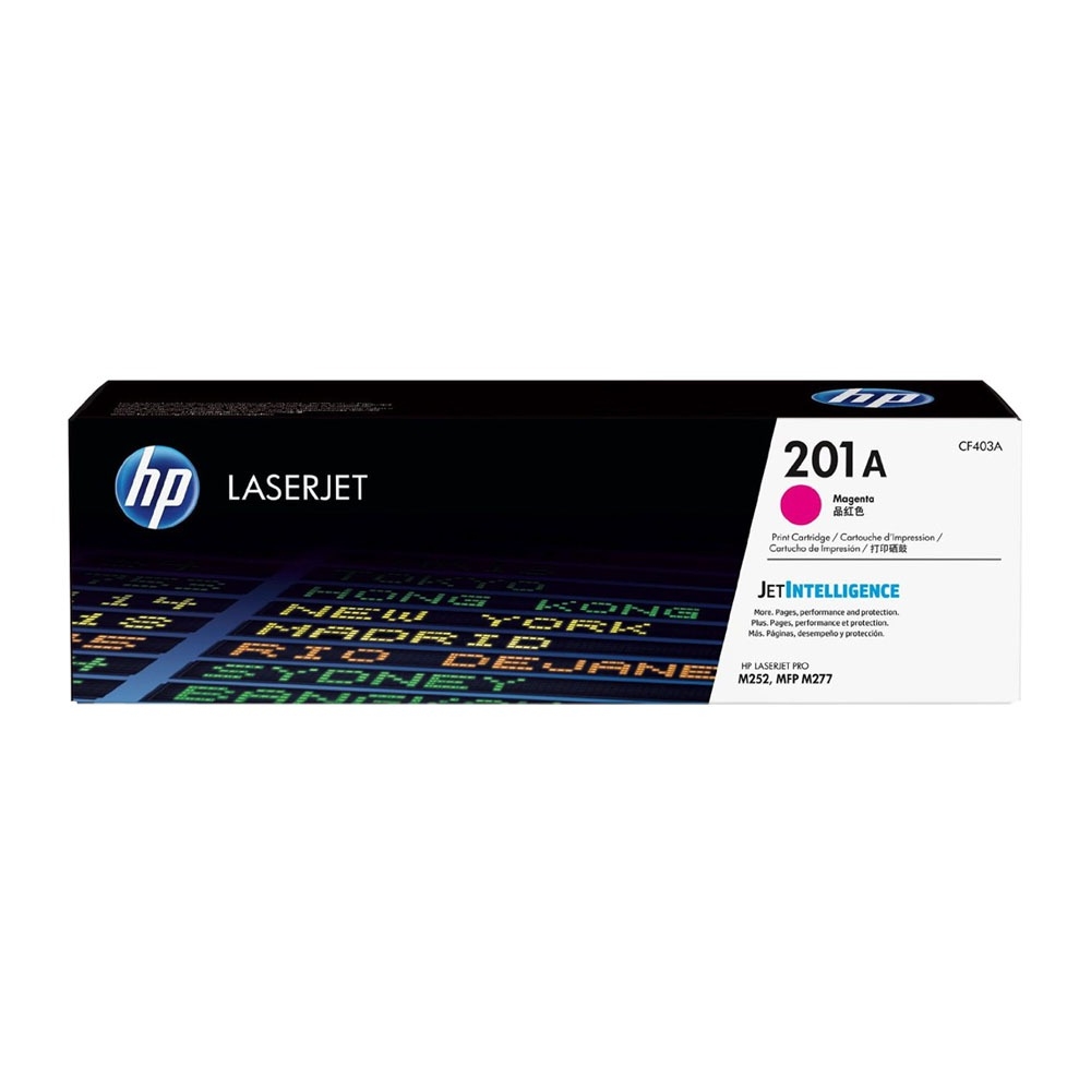 HP CF403A(201A) 紅色原廠碳粉匣 適用 HP MFP M252dw / M277dw