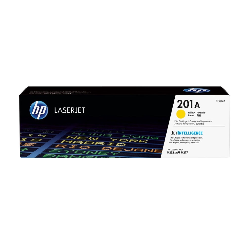 HP CF402A(201A) 黃色原廠碳粉匣 適用 HP MFP M252dw / M277dw