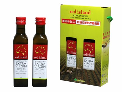 澳洲red island 特級冷壓初榨橄欖油250ml 雙入禮盒組 (8.1折)