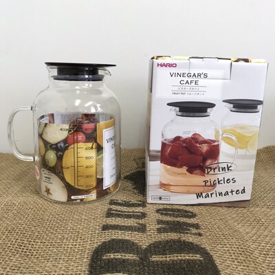 日本HARIO 水果茶壼 水果醋壺 醃漬罐 1000ml (5.4折)