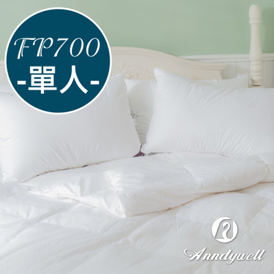 【雅帝格】買被送枕 FP700高蓬鬆、極保暖90/10頂級冬季羽絨被 - 單人 (4折)