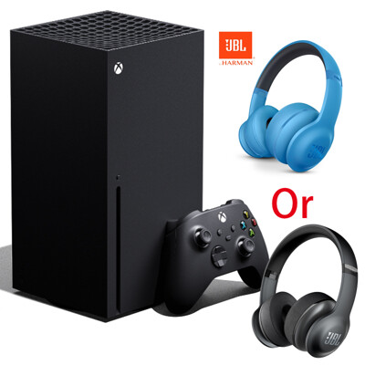 【少量現貨】Xbox Series X《主機 光碟機版》+《JBL 300專業耳機 藍or黑》 (9.3折)