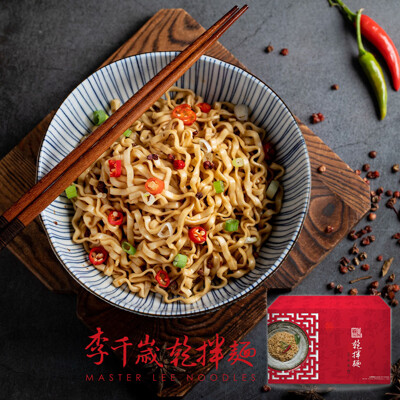 李千歲 乾拌麵4包/盒 (天府香辣 )台南在地口味 團購熱銷 (9.6折)