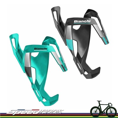 【速度公園】Bianchi Cage Vico Carbon 碳纖維 水壺架 黑/精典綠 登山車 公 (10折)