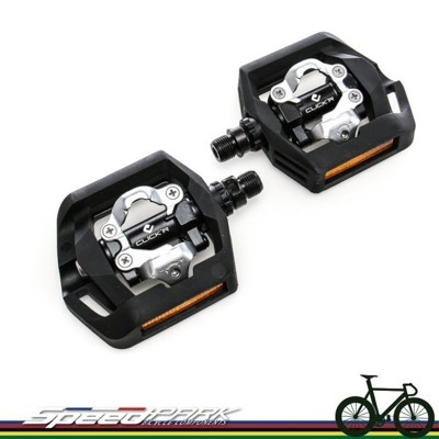 速度公園 公司貨 SHIMANO PD-T421 卡踏 踏板 踏桿 雙用 兩用 公路車 城市車 CL (10折)