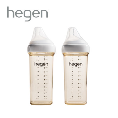 hegen 金色奇蹟ppsu多功能方圓型寬口奶瓶 330ml 雙瓶組