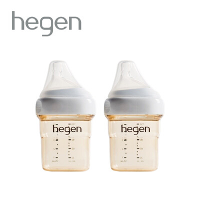 hegen 金色奇蹟PPSU多功能方圓型寬口奶瓶 150ml 雙瓶組 (10折)