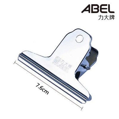 力大 山形夾 鋼夾 12入 ABEL 3"小山夾 麻將夾 紙夾 夾子 - 00903 (6.7折)