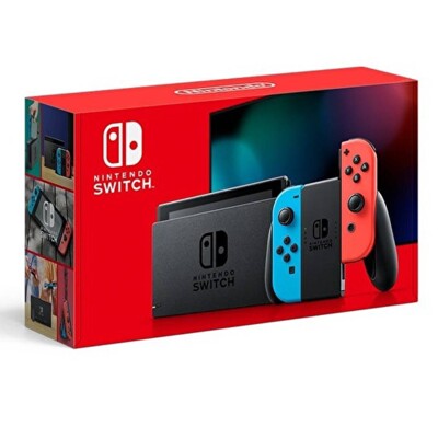 【神腦生活】現貨Nintendo Switch 主機 電光紅藍 (電池加強版) (9.5折)