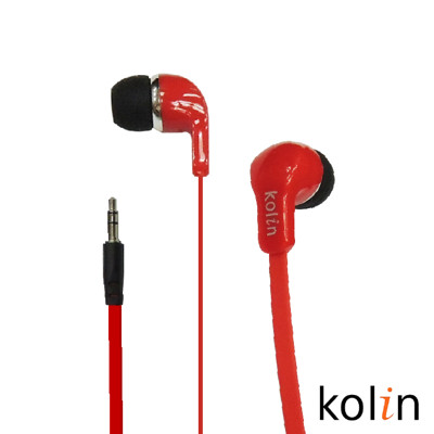 Kolin歌林 氣密式耳塞式扁線耳機KER-SH10 (7.2折)