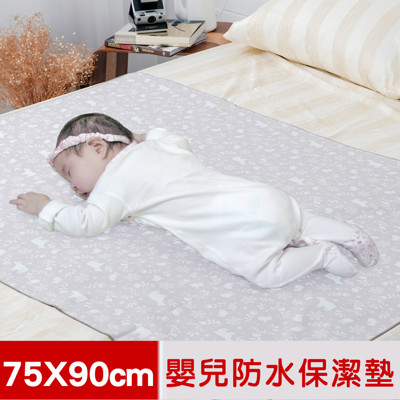 【米夢家居】台灣製造-全方位超防水止滑保潔墊/生理墊/尿布墊(75x90cm)-北極熊 (8.1折)