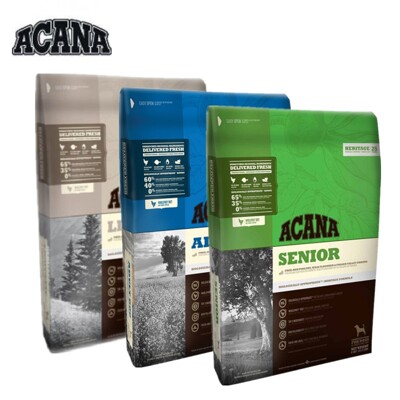 *~毛寶夢幻城~*【ACANA 愛肯拿】挑嘴無穀全系列 11.4KG 老犬/低卡/成犬 狗飼料 (6.7折)