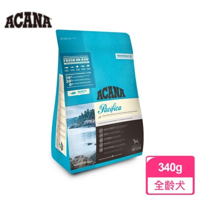 *~毛寶夢幻城~*【ACANA 愛肯拿】太平洋饗宴挑嘴犬無穀配方 340G 多種魚+薰衣草 狗飼料 (4.6折)