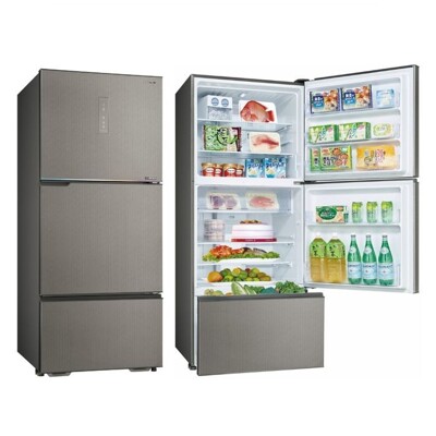 SANLUX台灣三洋【SR-V610C-D】606公升三門變頻晶鑽銀福利品只有一台冰箱(含標準安裝) (9.1折)