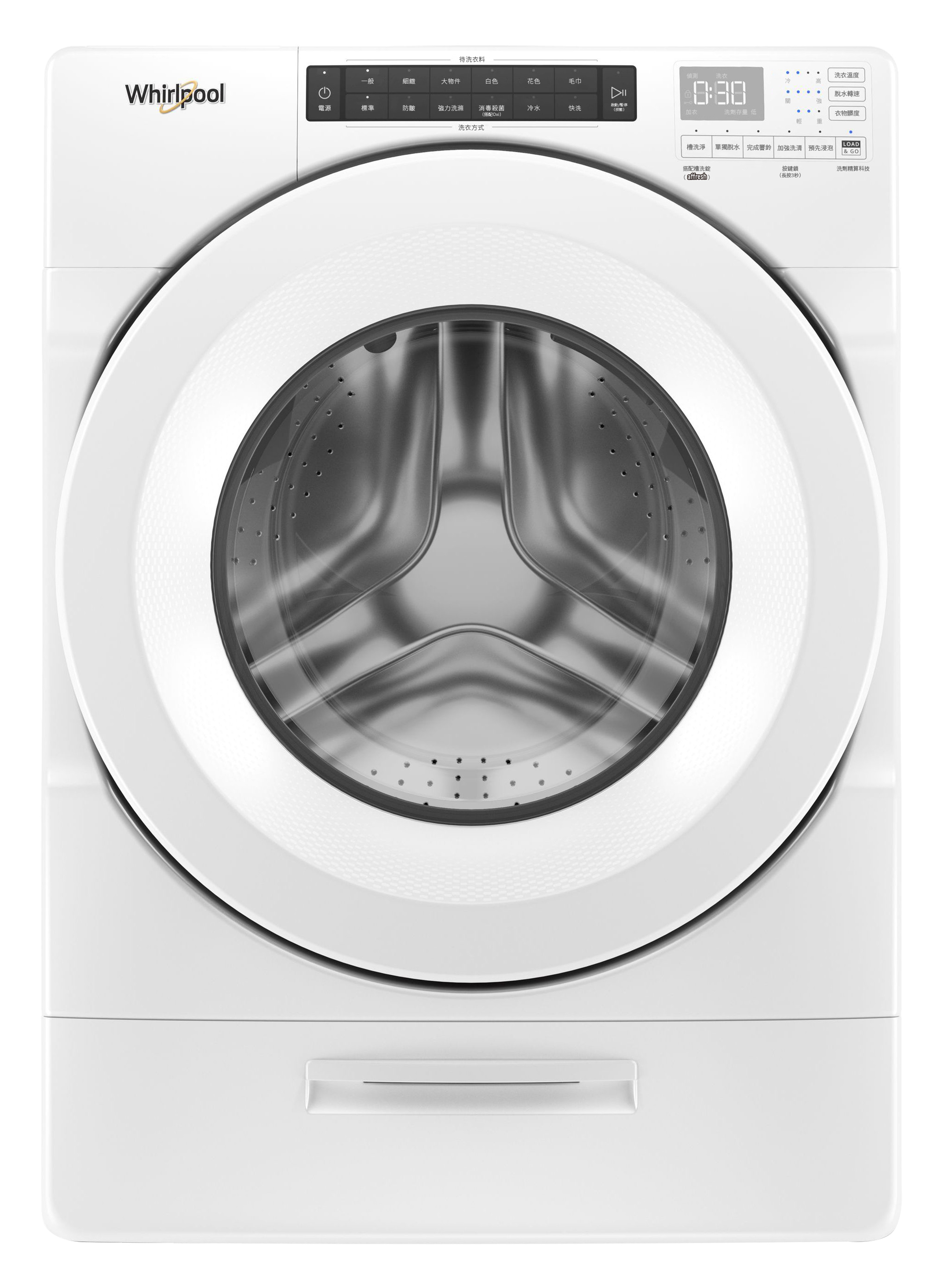 Whirlpool惠而浦 17公斤 滾筒洗脫洗衣機 8TWFW5620HW