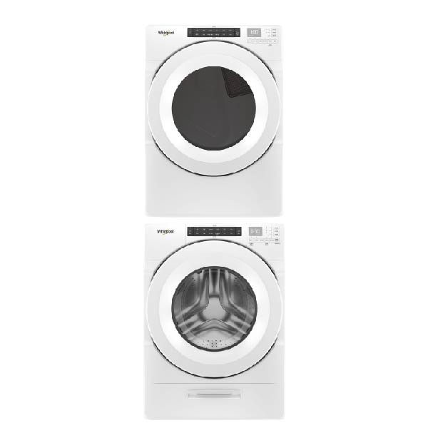 Whirlpool惠而浦 天然氣)洗烘堆疊組合 8TWFW5620HW+8TWGD5620HW