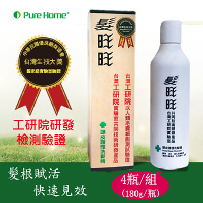 髮旺旺 頭皮護理洗髮精 180g(4入) (6.8折)