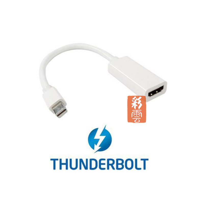 蘋果專用 Thunderbolt 轉 HDMI 超高清雷電介面轉HDMI 支援音源 無需電源