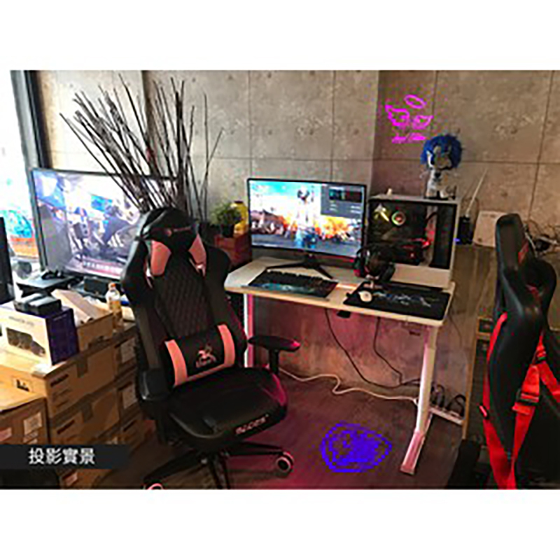 SADES 賽德斯 SPOTLIGHT 投射燈 狼盾版(黑) 增強電競氛圍 LED 高亮度