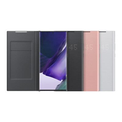 SAMSUNG GALAXY Note20 Ultra 原廠LED皮革翻頁式皮套 (公司貨-盒裝) (9.6折)