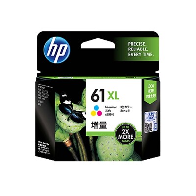 HP 61XL CH564WA 原廠高容量彩色墨水匣 (4.1折)