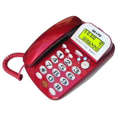 SANYO台灣三洋 TEL-807 按鍵背光 ‧ 來電顯示有線電話 (7.8折)