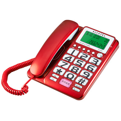 ALCATEL阿爾卡特 T-216 來電去電報號 ‧ 來電顯示有線電話 (8折)