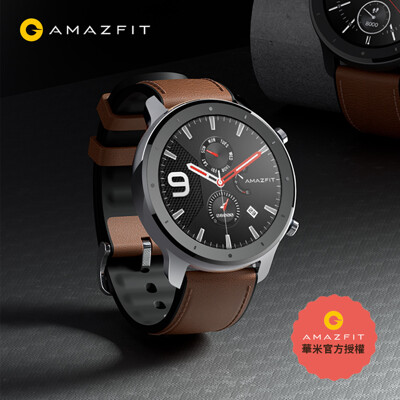 【Amazfit 華米】GTR 特仕版智慧手錶 - 不鏽鋼版 (台灣原廠公司貨 繁體中文介面) (8.7折)