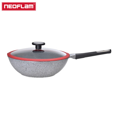 Neoflam POTE系列30cm大理石炒鍋(電磁底)-深灰+玻璃蓋 (6折)