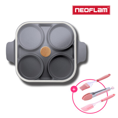 NEOFLAM Steam Plus Pan升級版雙耳烹飪神器&玻璃蓋-FIKA(贈烘焙三件組/食譜 (5.6折)
