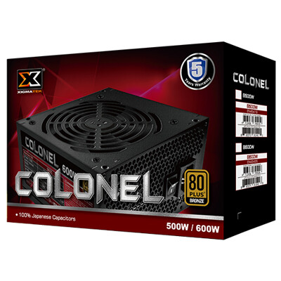 Xigmatek Colonel 600W 80+銅牌 電源供應器 (9.5折)