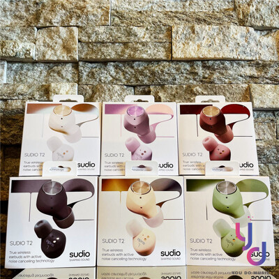 Sudio T2 真無線 藍牙 入耳式 耳機 主動降噪 通話 藍牙5.2 保固3年 (10折)