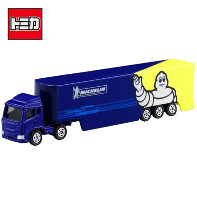 TOMICA NO.135 米其林 貨櫃車 玩具車 貨車 長盒 多美小汽車 日本正版【798316】 (4.6折)