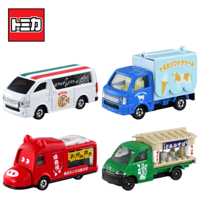TOMICA 食物餐車車組 屋台車車組 餐車 屋台車 玩具車 多美小汽車 日本正版【176510】 (4.8折)
