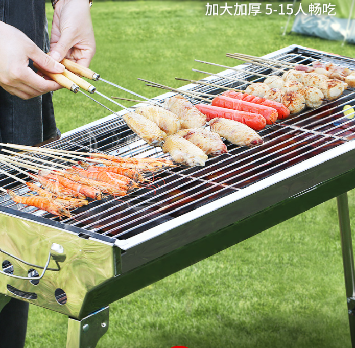 燒烤爐家用木炭戶外燒烤架小型烤肉爐子野外bbq烤架無煙烤串用品 生活市集