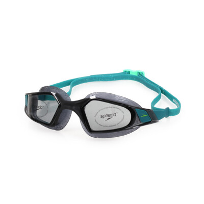 SPEEDO AQUAPULSE PRO 成人運動泳鏡-競技 訓練 游泳 海邊 蛙鏡 黑湖水藍 (9折)