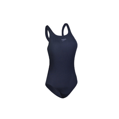 SPEEDO 女運動連身泳裝-泳衣 游泳 海邊 戲水 沙灘 丈青 (8.8折)
