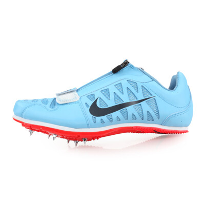 NIKE ZOOM LJ 4 限量-男女田徑跳遠釘鞋-跳高 撐竿跳 競賽 附鞋袋 水藍灰 (8.9折)