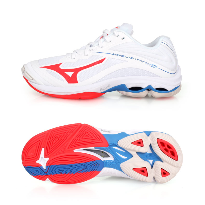 Mizuno Wave Lightning Z6 ホワイト/レッド Shoes Mizuno Wave