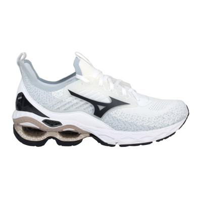 MIZUNO WAVE CREATION 22 WAVEKNIT 男慢跑鞋 白黑金 (7.9折)