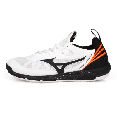 MIZUNO WAVE LUMINOUS 男排球鞋-訓練 排球 美津濃 白黑橘 (8.4折)