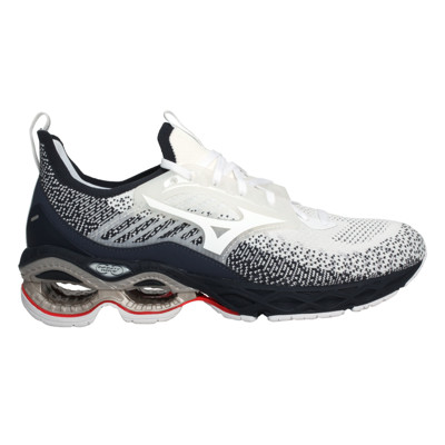 MIZUNO WAVE CREATION 22 WAVEKNIT男慢跑鞋 丈青白紅 (8.4折)